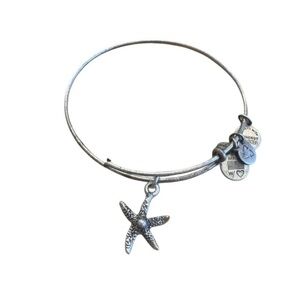 Alex and Ani Silver Starfish Charm Bracelet